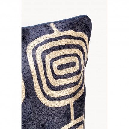 Cushion Catena Square blue and beige Kare Design