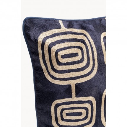 Cushion Catena Square blue and beige Kare Design