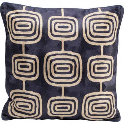 Kussen Catena Square blauw en beige Kare Design