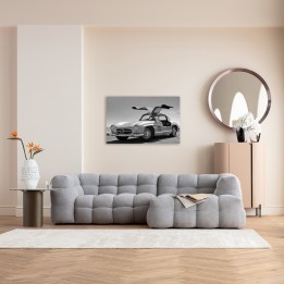 Wandfoto auto profiel 120x80cm Kare Design