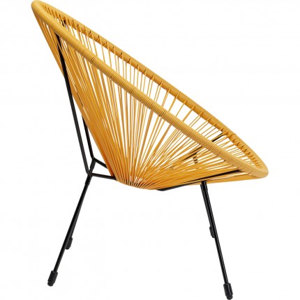Tuinfauteuil Acapulco geel Kare Design