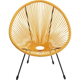 Yellow garden armchair - Acapulco - Kare Design
