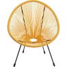 Yellow garden armchair - Acapulco - Kare Design