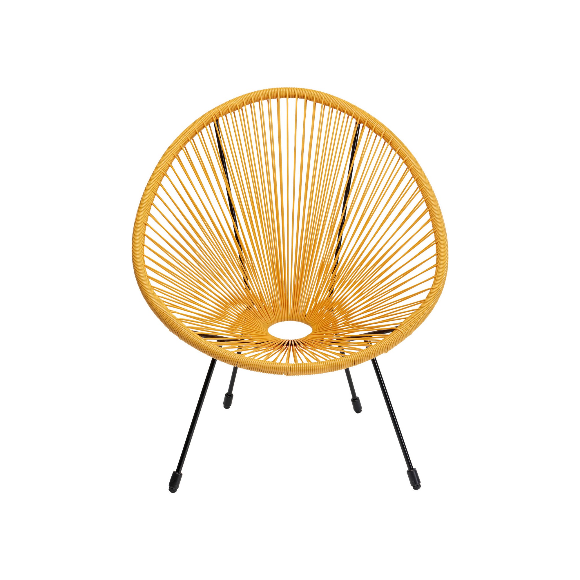 Tuinfauteuil Acapulco geel Kare Design