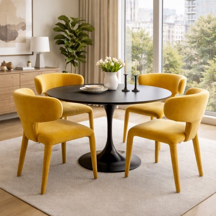 Stoel Tobi geel Kare Design