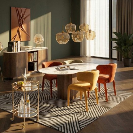 Chair Tobi yellow Kare Design