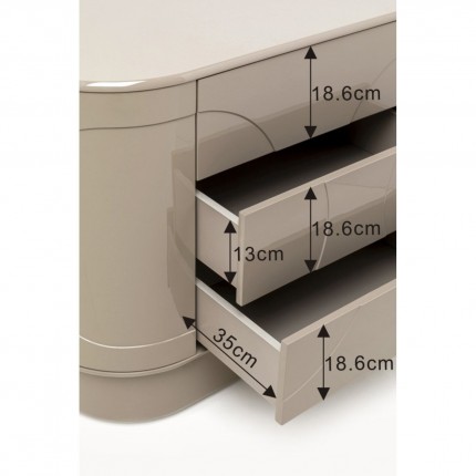 Dresser Groove taupe Kare Design