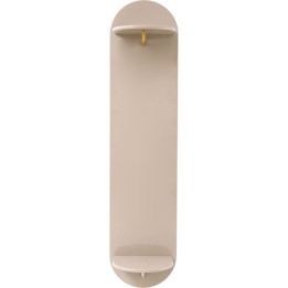Garderobe murale Groove  taupe 40x170cm