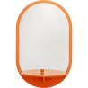 Miroir mural Groove orange 70x110cm