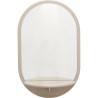 Miroir mural Groove taupe 70x110cm