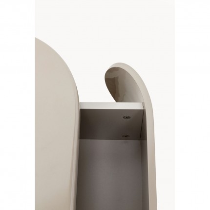 Nachtkastje Groove taupe Kare Design