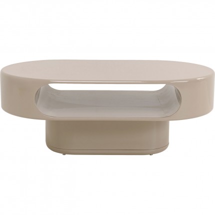 Salontafel Groove taupe 100x60cm Kare Design