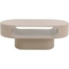 Table basse Groove taupe 60x100cm
