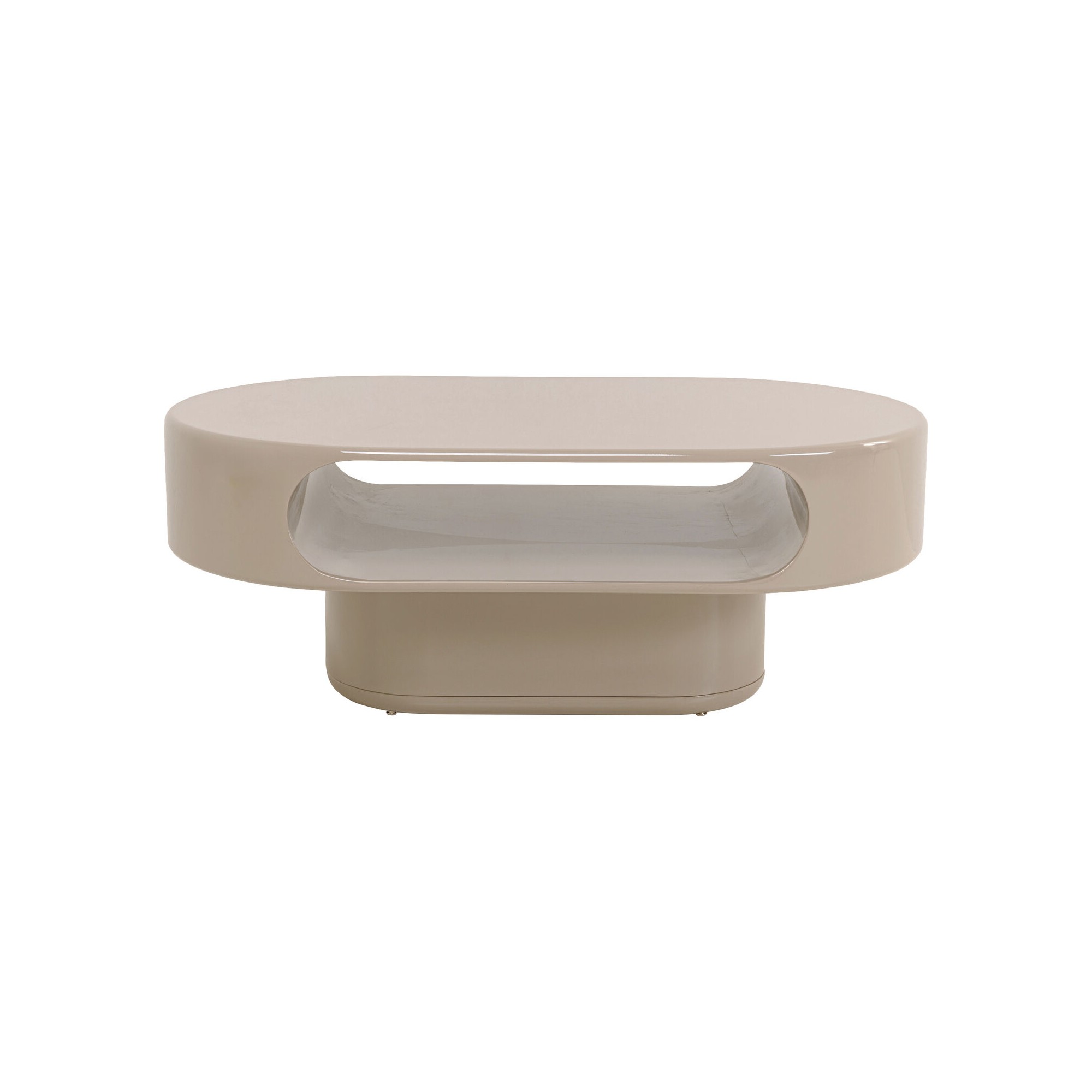 Table basse Groove taupe 60x100cm