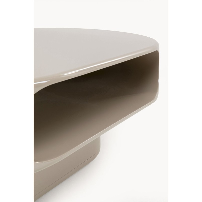 Table basse Groove taupe 60x100cm