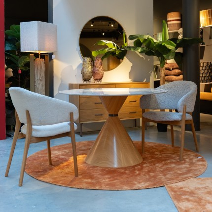 Carpet Cosy Ø200cm orange Kare Design