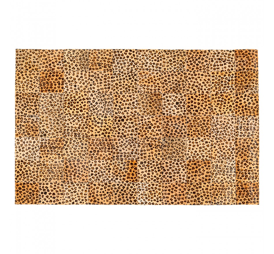 Vloerkleed luipaard vierkanten Kare Design