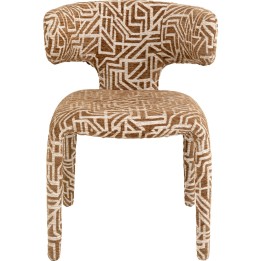 Chaise Tobi Maze marron
