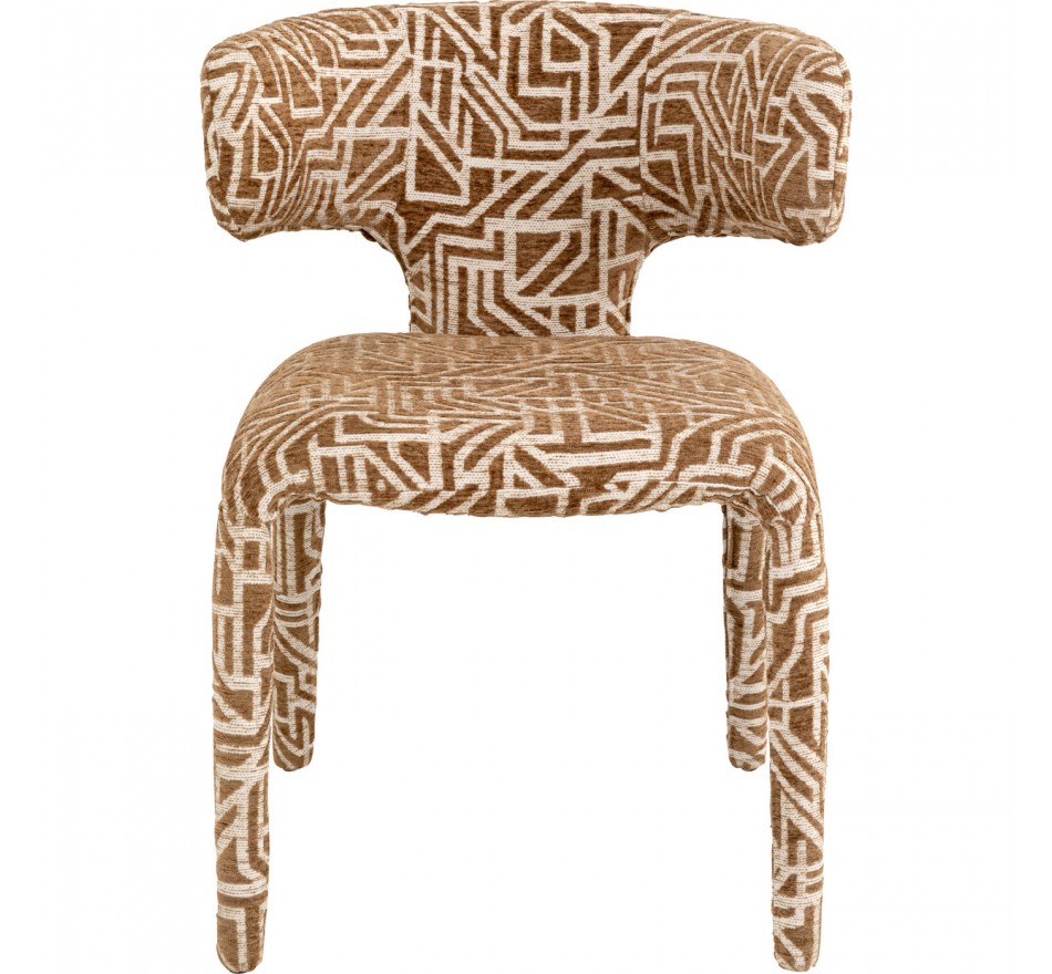 Stoel Tobi Maze bruin Kare Design