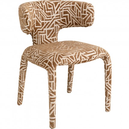 Stoel Tobi Maze bruin Kare Design