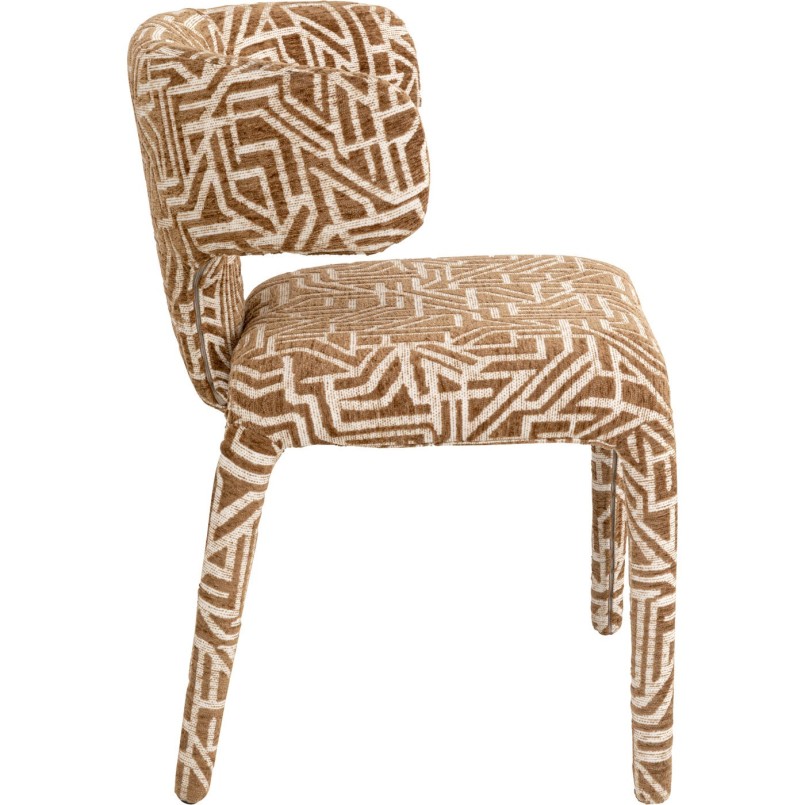 Chaise Tobi Maze marron