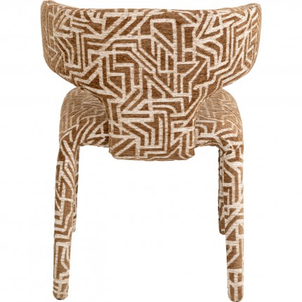 Stoel Tobi Maze bruin Kare Design