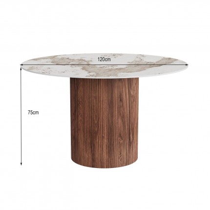 Eettafel Ruben Ø120cm Kare Design