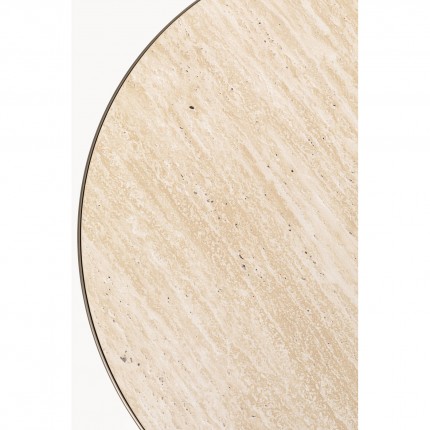 Salontafel Cono Travertino Ø70cm eik Kare Design