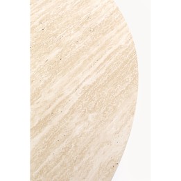 Table Cono Travertin noyer Ø120cm