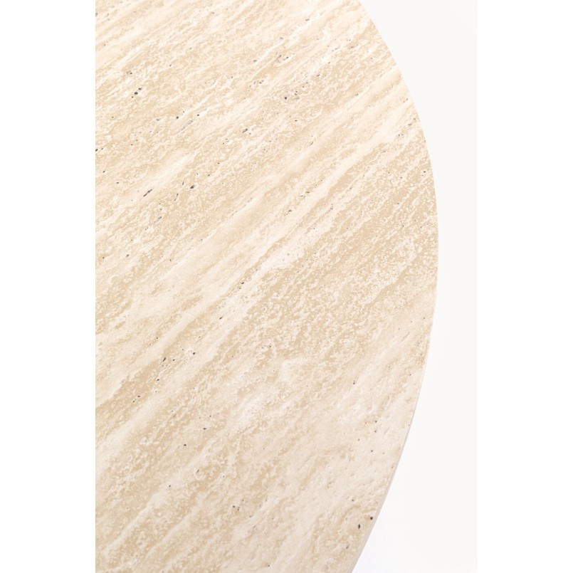 Table Cono Travertin noyer Ø120cm