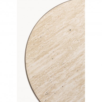 Side Table Cono Travertino Ø50cm oak Kare Design