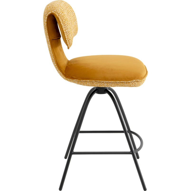 Chaise de bar Helli jaune