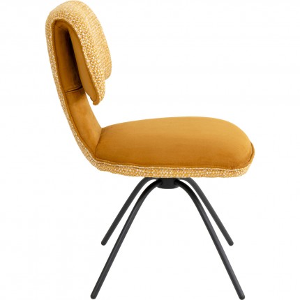 Draaistoel Helli oker Kare Design