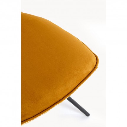 Draaistoel Helli oker Kare Design