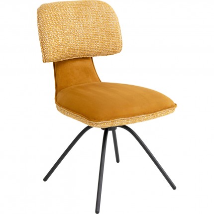 Draaistoel Helli oker Kare Design