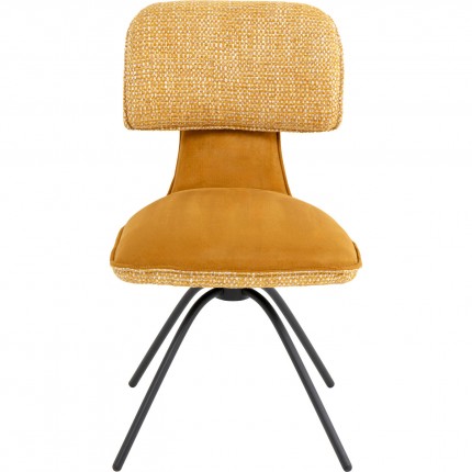 Draaistoel Helli oker Kare Design