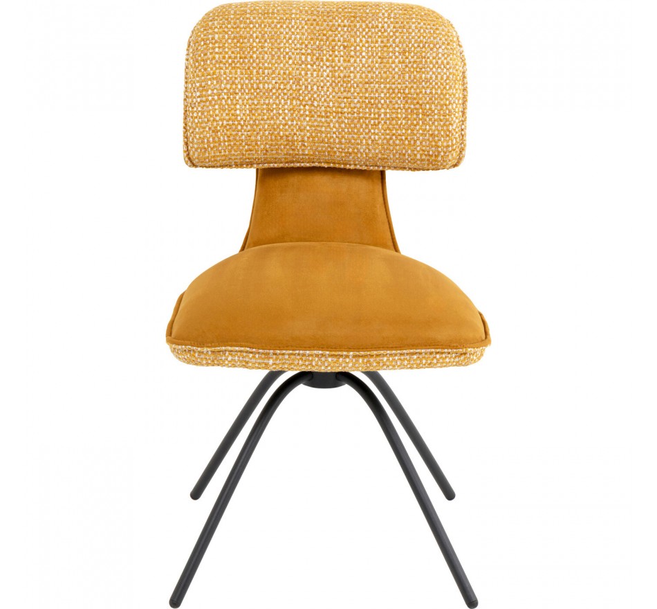 Draaistoel Helli oker Kare Design