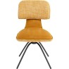 Chaise pivotante  Helli jaune