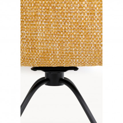 Swivel Chair with armrests Helli ocher Kare Design
