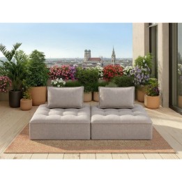 Outdoor Sofa Element Portofino grey Kare Design