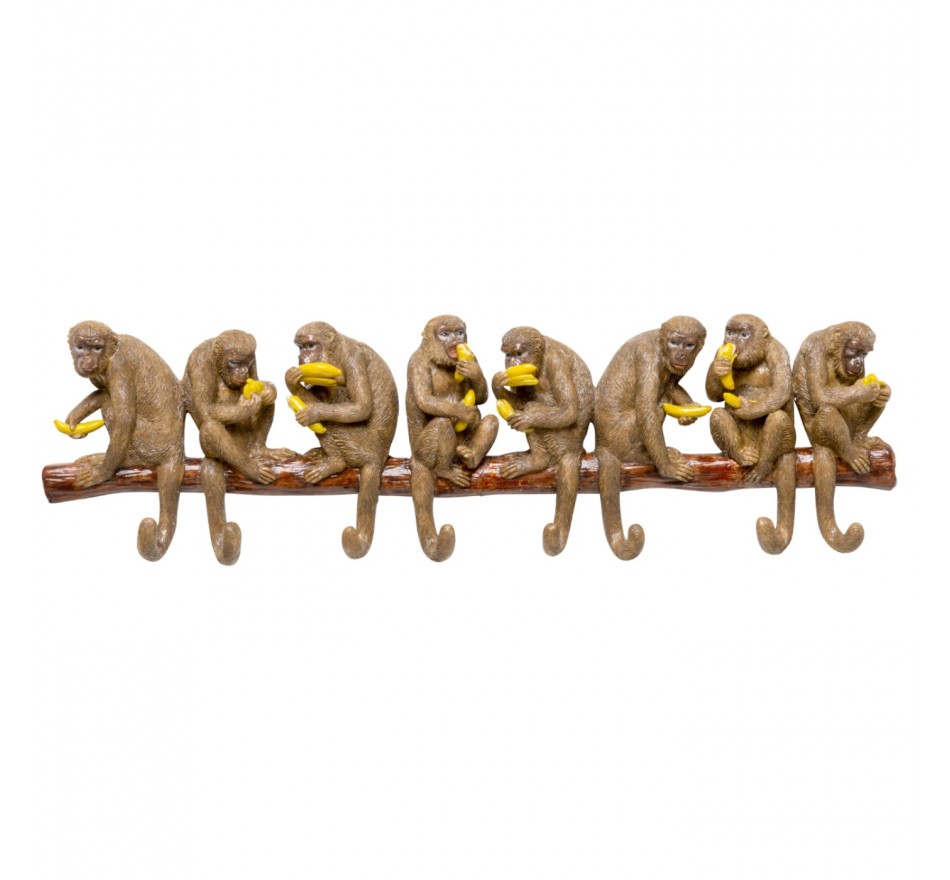 Wand Kapstok apen bananen 57cm Kare Design