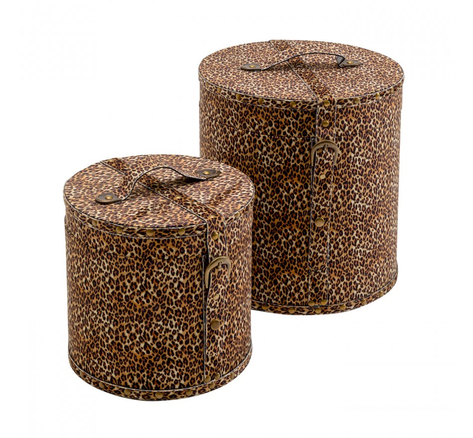 Opberger Wild Animal luipaard (2/Set) Kare Design