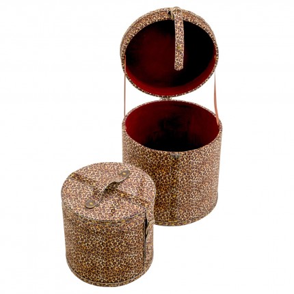 Opberger Wild Animal luipaard (2/Set) Kare Design