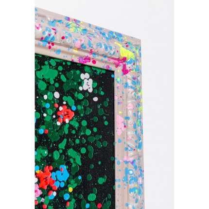 Framed Picture floating flower market 150x100cm Kare Design