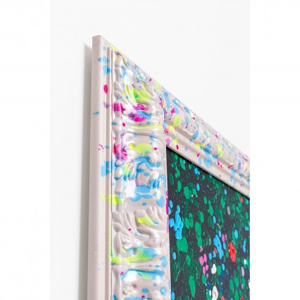 Framed Picture floating flower market 150x100cm Kare Design