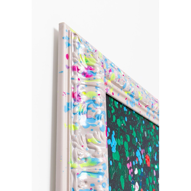 Framed Picture floating flower market 150x100cm Kare Design