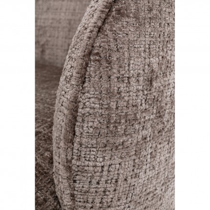 Draaistoel met armleuningen Tabea bruin Kare Design