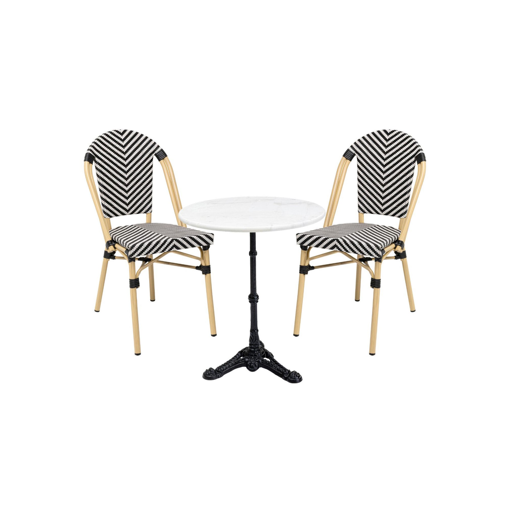 Tuinmeubilair Bistrot Montmartre zwart Kare Design
