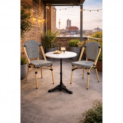 Tuinmeubilair Bistrot Montmartre zwart Kare Design