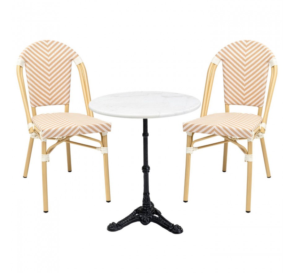 Outdoor set Bistrot Montmartre beige Kare Design